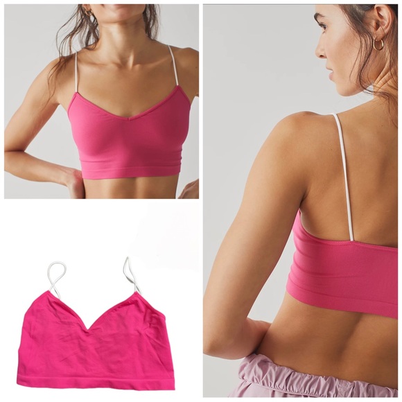 Free People Other - Free People Intimately Sweetheart Seamless Brami in Magentiful